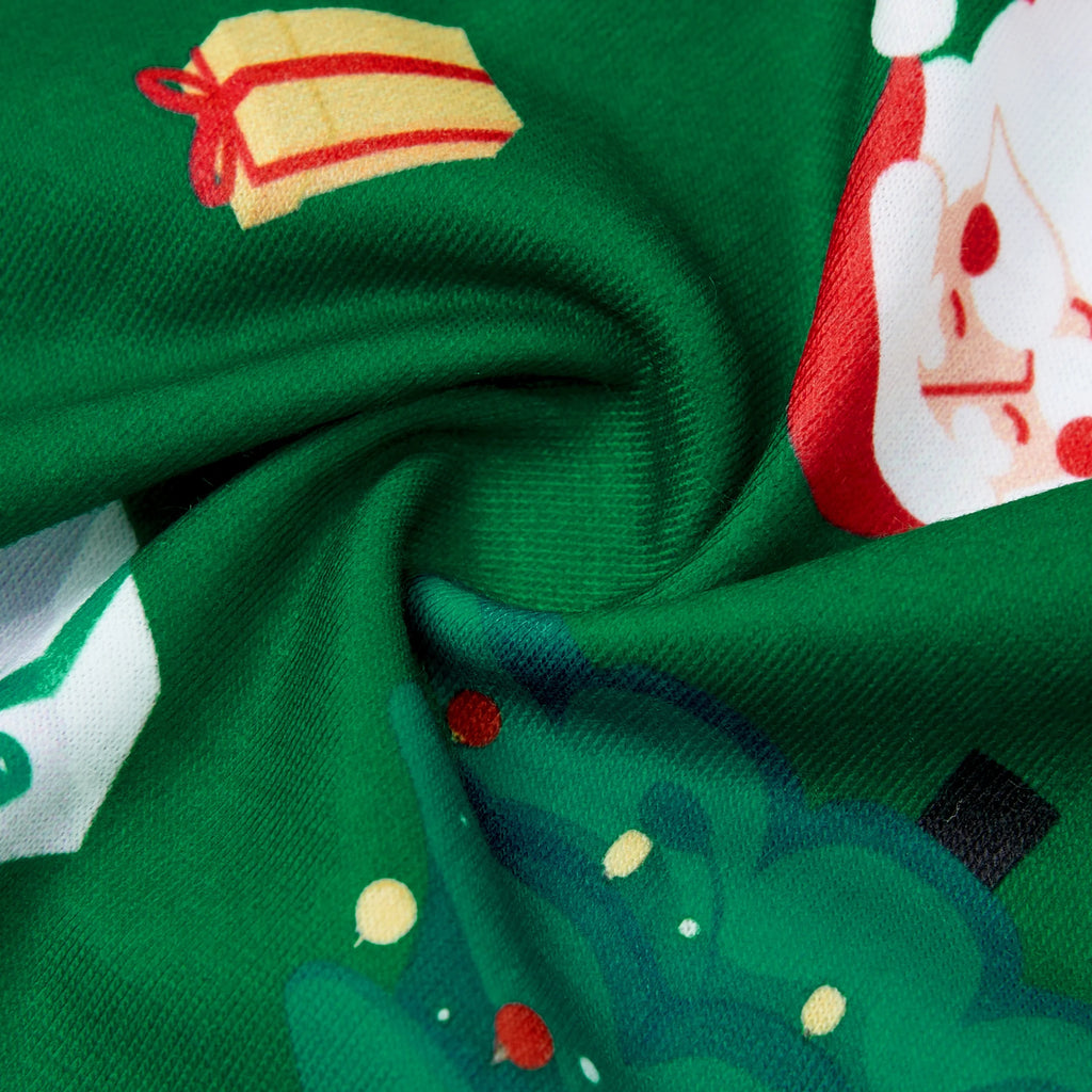 Toddler Christmas Pajamas One Piece Pjs with Christmas Socks Gift Family Matching Christmas Pajamas Flame Resistant Kids 3-4 Years