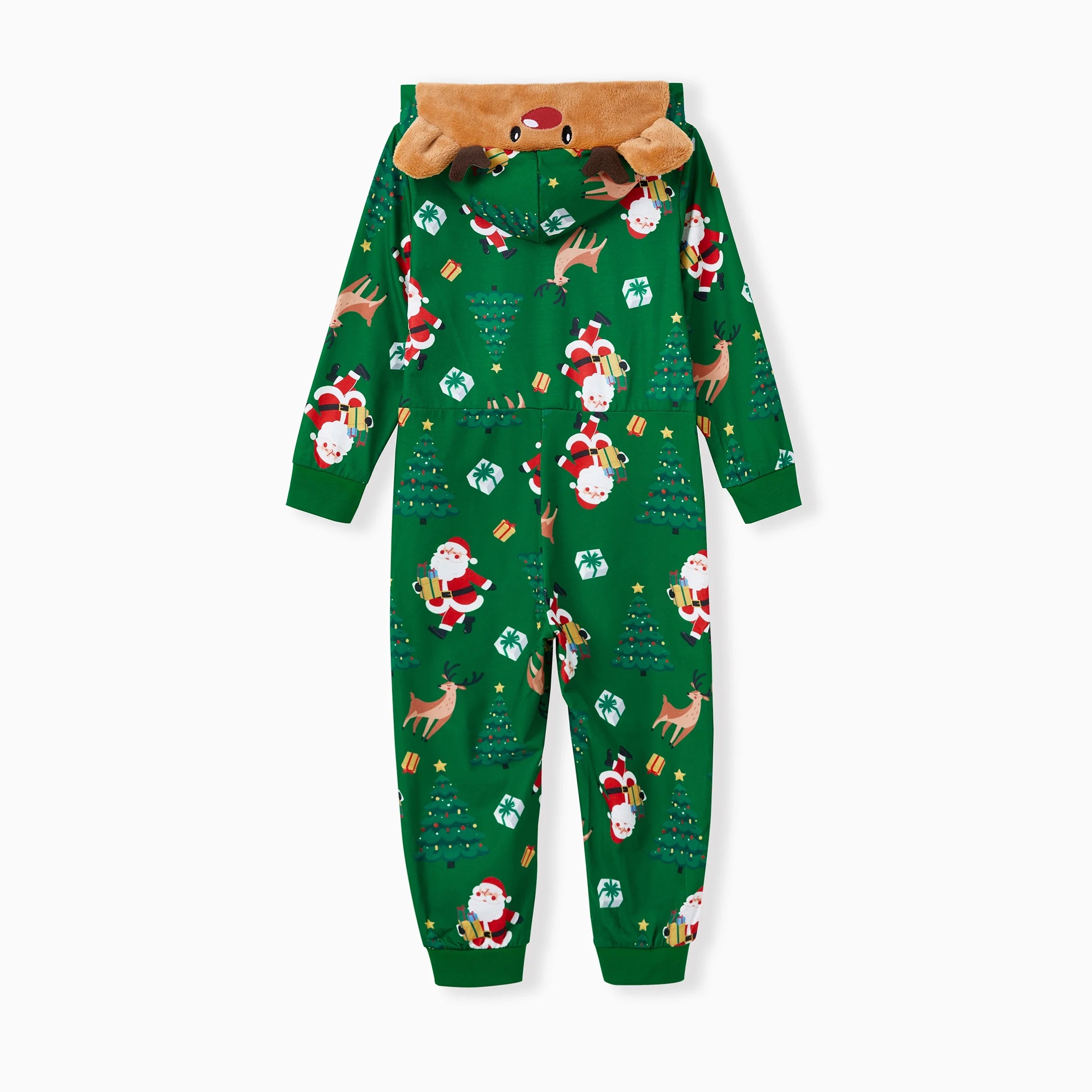 Toddler Christmas Pajamas One Piece Pjs with Christmas Socks Gift Family Matching Christmas Pajamas Flame Resistant Kids 3-4 Years